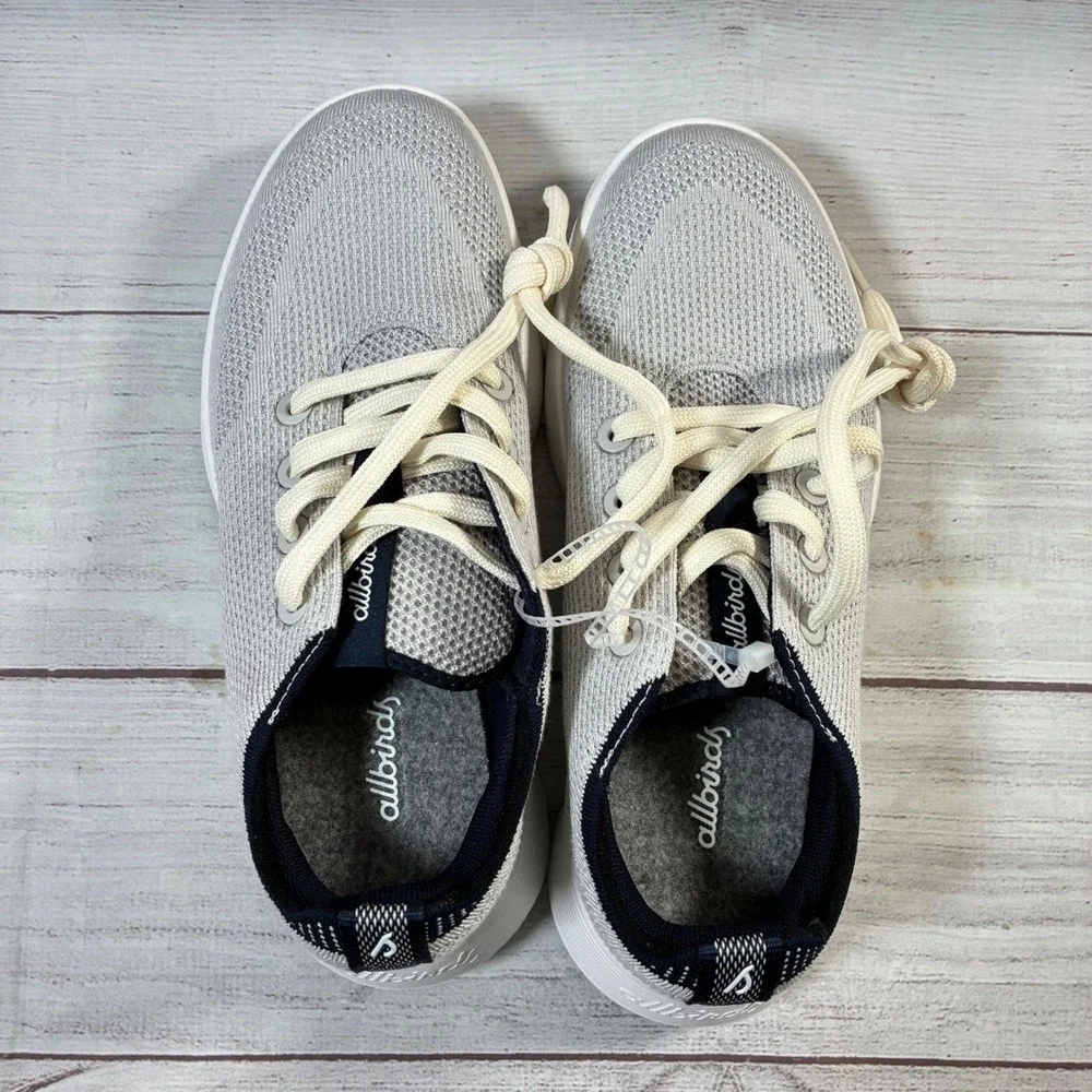 Allbirds Tree Gliders Womens 8.5 Light Gray Sneakers‎ Breathable Mesh